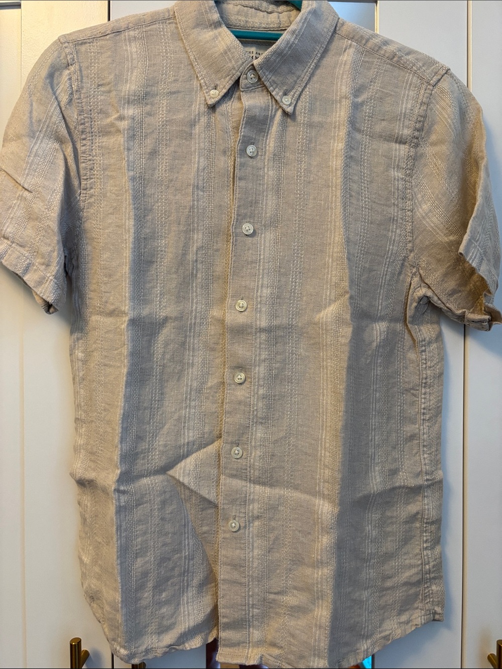 Abercrombie Men’s Summer Linen Blend Shirt XS